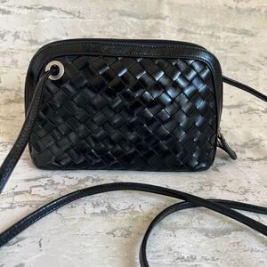 Bo Bo Bags California Woven Italian Leather Y2K shoulder bag